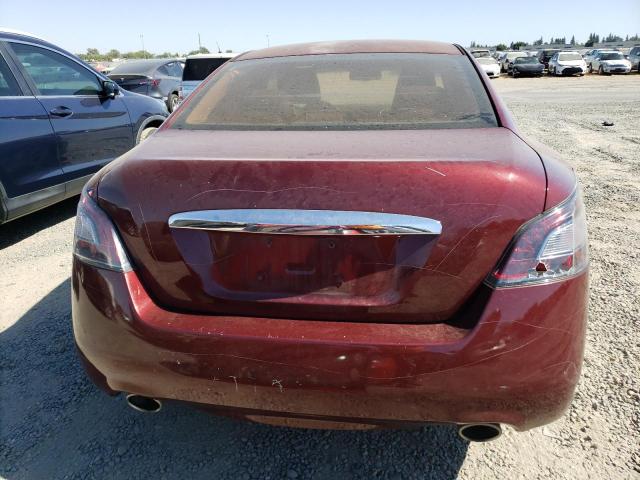 1N4AA5APXCC822405 - 2012 NISSAN MAXIMA S BURGUNDY photo 6