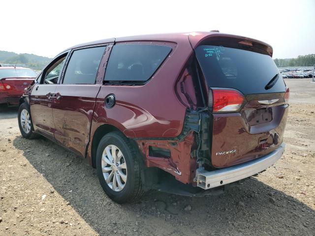 2C4RC1BG6HR663962 - 2017 CHRYSLER PACIFICA TOURING L MAROON photo 2