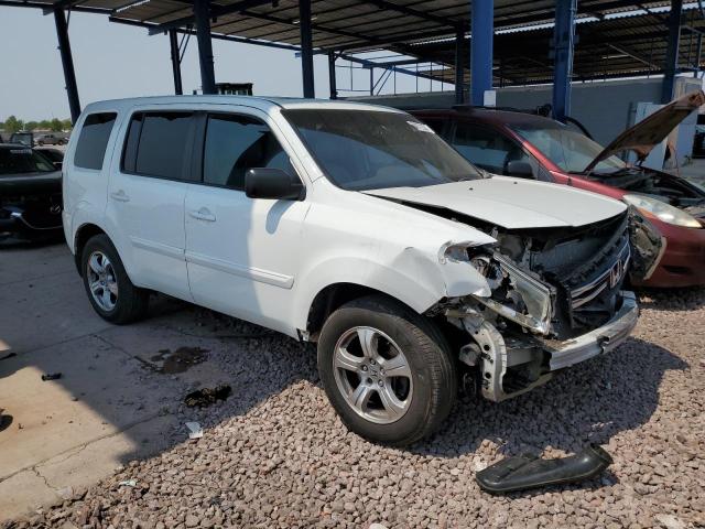 5FNYF3H63DB040429 - 2013 HONDA PILOT EXL WHITE photo 4