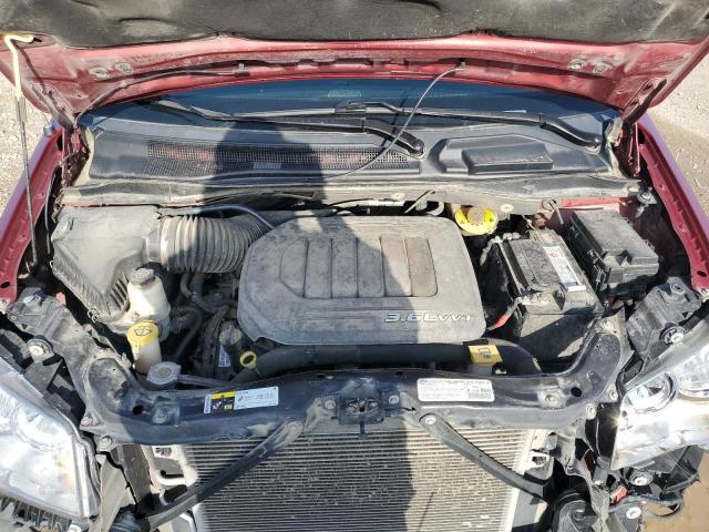 2C4RC1CG4ER164071 - 2014 CHRYSLER TOWN & COU TOURING L MAROON photo 12