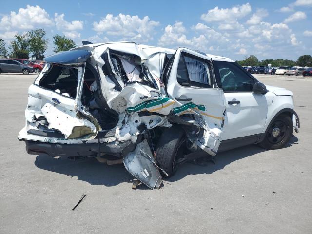 1FM5K8AR5JGB46328 - 2018 FORD EXPLORER POLICE INTERCEPTOR WHITE photo 3