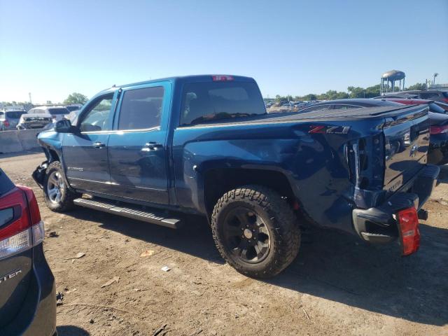 3GCUKREC6JG463650 - 2018 CHEVROLET SILVERADO K1500 LT BLUE photo 2