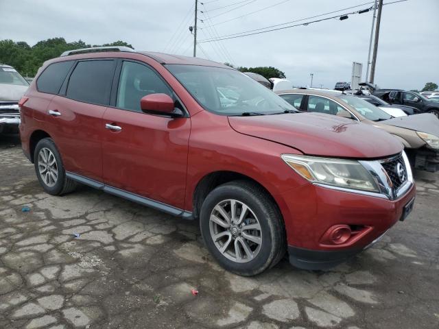 5N1AR2MN1DC608640 - 2013 NISSAN PATHFINDER S BURGUNDY photo 4