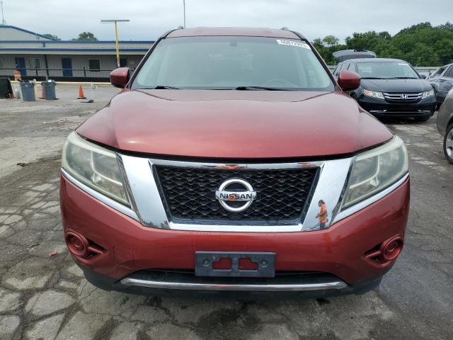 5N1AR2MN1DC608640 - 2013 NISSAN PATHFINDER S BURGUNDY photo 5
