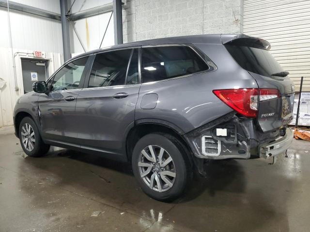 5FNYF6H58KB100680 - 2019 HONDA PILOT EXL GRAY photo 2