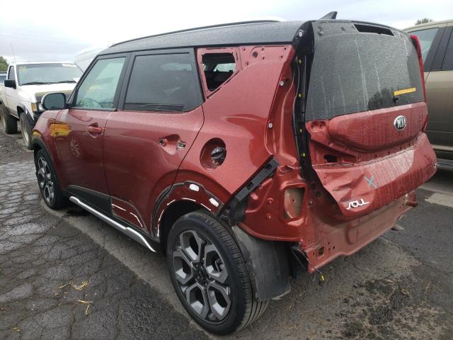 KNDJ23AUXM7144024 - 2021 KIA SOUL LX RED photo 3