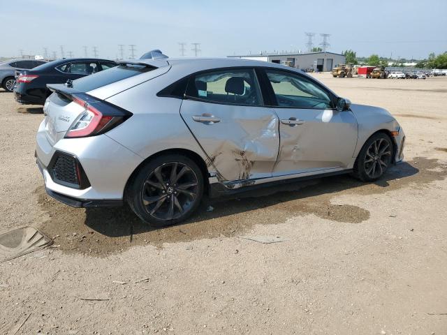 SHHFK7H97JU225579 - 2018 HONDA CIVIC SPORT TOURING SILVER photo 3