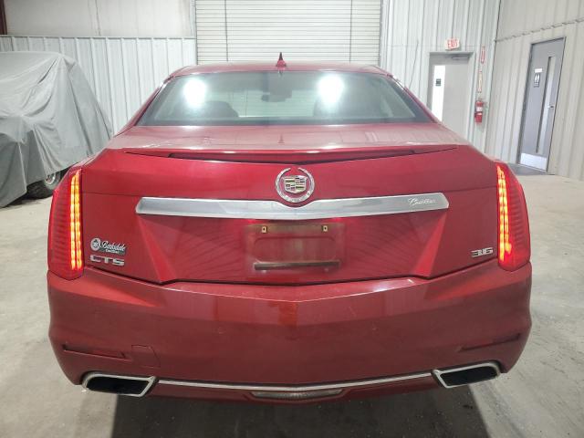 1G6AR5S31E0186611 - 2014 CADILLAC CTS LUXURY COLLECTION RED photo 6