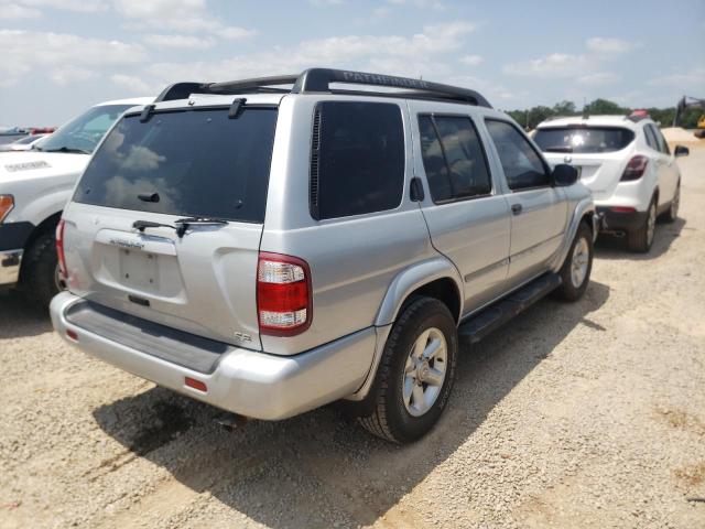 JN8DR09X34W802380 - 2004 NISSAN PATHFINDER LE SILVER photo 3