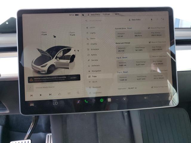 7SAYGDEF6NF531055 - 2022 TESLA MODEL Y თეთრი ფოტო 9