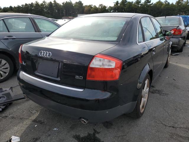 WAUJT68E53A240512 - 2003 AUDI A4 3.0 BLACK photo 4