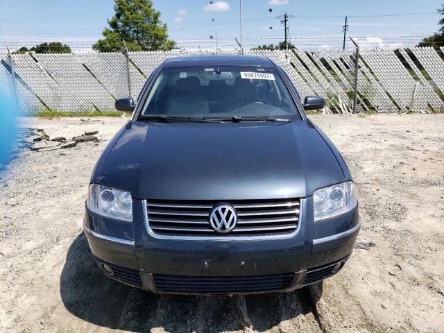 WVWTH63B03P433903 - 2003 VOLKSWAGEN PASSAT GLX 4MOTION BLUE photo 5