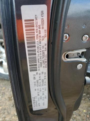 1C6RR7LT7KS639079 - 2019 RAM 1500 CLASS SLT 灰色 照片 12