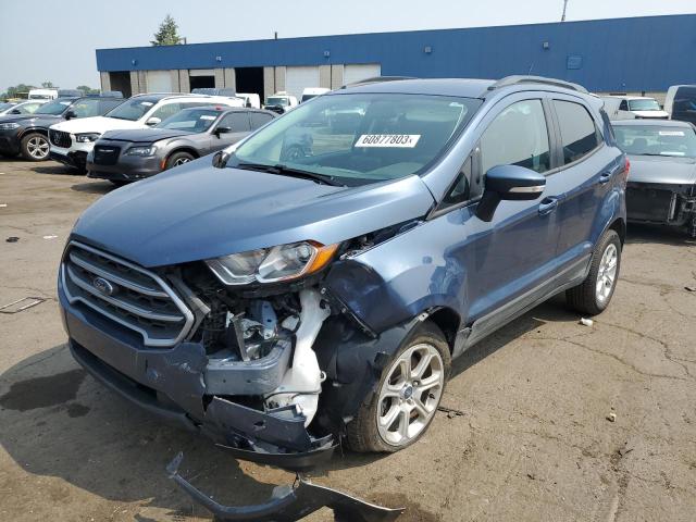 MAJ6S3GL0MC448304 - 2021 FORD ECOSPORT SE BLUE photo 1