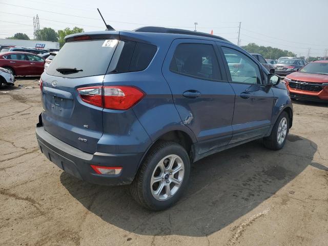 MAJ6S3GL0MC448304 - 2021 FORD ECOSPORT SE BLUE photo 3