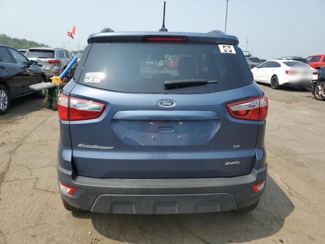 MAJ6S3GL0MC448304 - 2021 FORD ECOSPORT SE BLUE photo 6