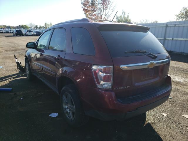 2CNDL33F086003179 - 2008 CHEVROLET EQUINOX LT BURGUNDY photo 3