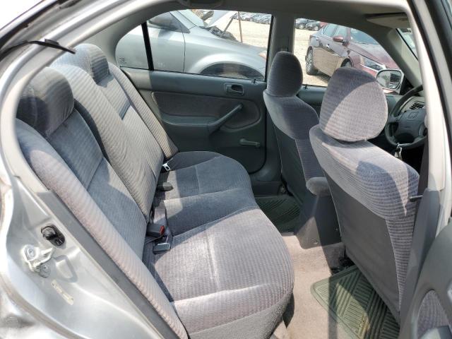 2HGEJ6610YH514512 - 2000 HONDA CIVIC BASE SILVER photo 10