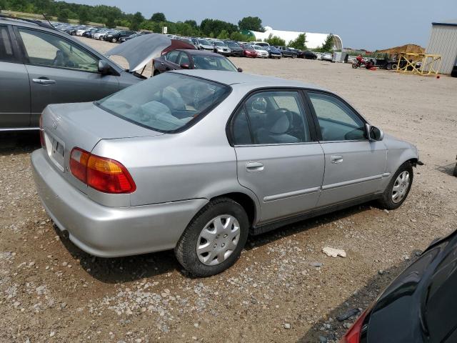 2HGEJ6610YH514512 - 2000 HONDA CIVIC BASE SILVER photo 3