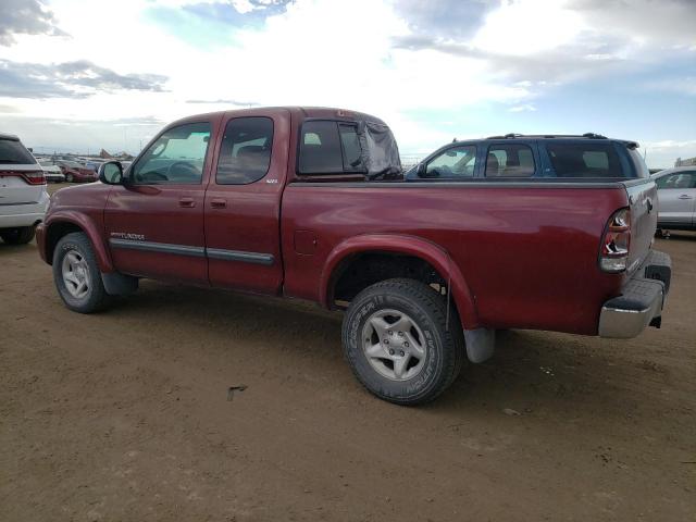 5TBBT44163S356747 - 2003 TOYOTA TUNDRA ACCESS CAB SR5 BURGUNDY photo 2