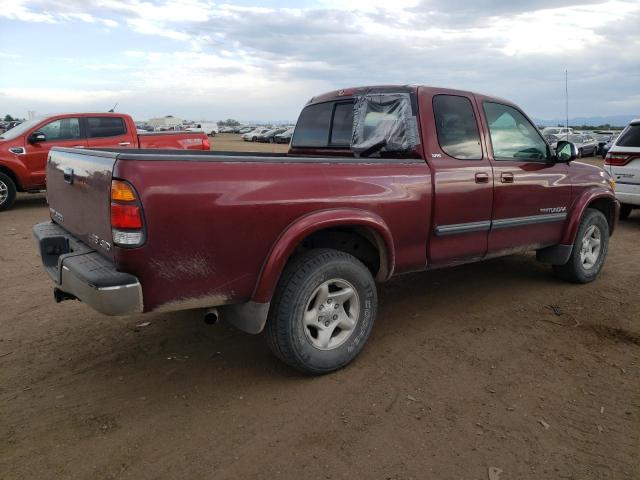 5TBBT44163S356747 - 2003 TOYOTA TUNDRA ACCESS CAB SR5 BURGUNDY photo 3