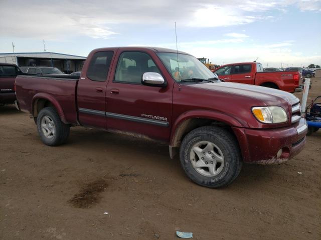 5TBBT44163S356747 - 2003 TOYOTA TUNDRA ACCESS CAB SR5 BURGUNDY photo 4