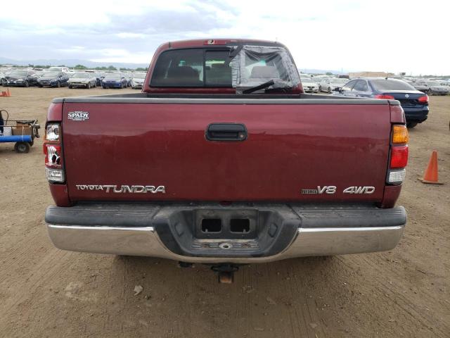 5TBBT44163S356747 - 2003 TOYOTA TUNDRA ACCESS CAB SR5 BURGUNDY photo 6