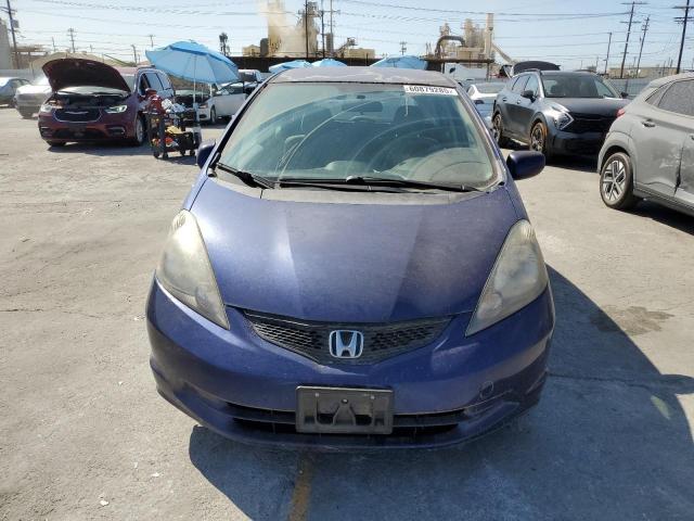 JHMGE8G32CC015082 - 2012 HONDA FIT BLUE photo 5