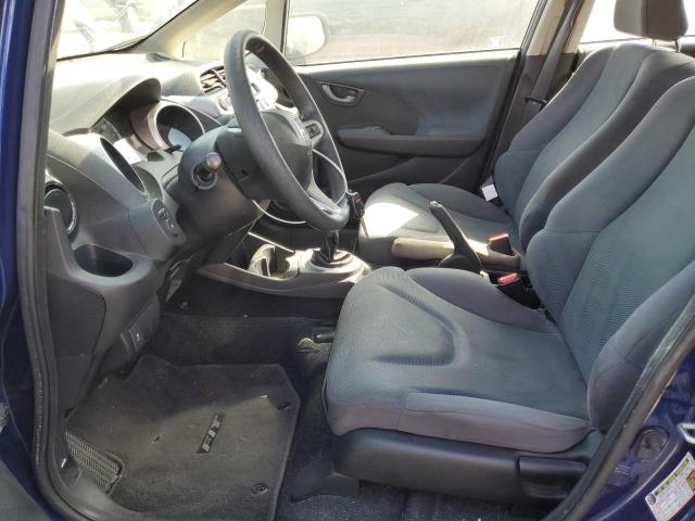 JHMGE8G32CC015082 - 2012 HONDA FIT BLUE photo 7