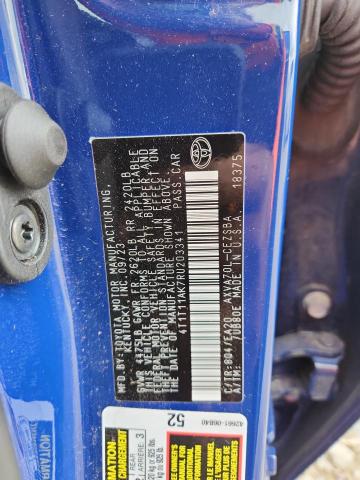 4T1T11AK7RU203341 - 2024 TOYOTA CAMRY SE NIGHT SHADE BLUE photo 13