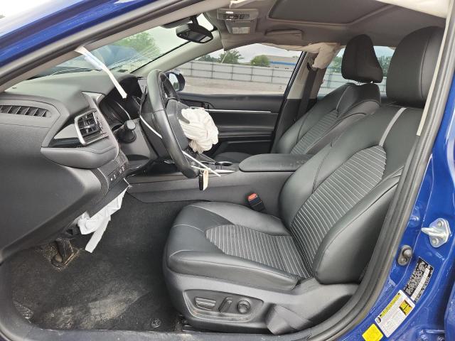 4T1T11AK7RU203341 - 2024 TOYOTA CAMRY SE NIGHT SHADE BLUE photo 7