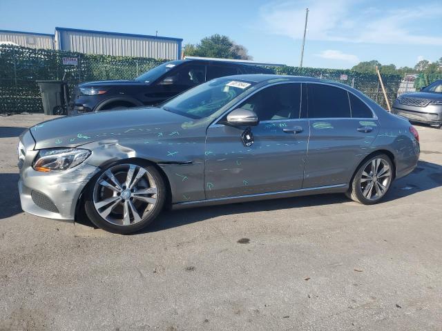 55SWF4JB9GU145807 - 2016 MERCEDES-BENZ C 300 GRAY photo 1