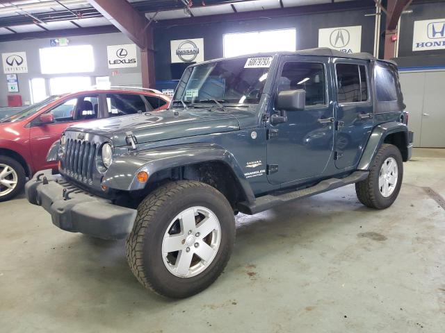 1J4GA59167L207712 - 2007 JEEP WRANGLER SAHARA GRAY photo 1