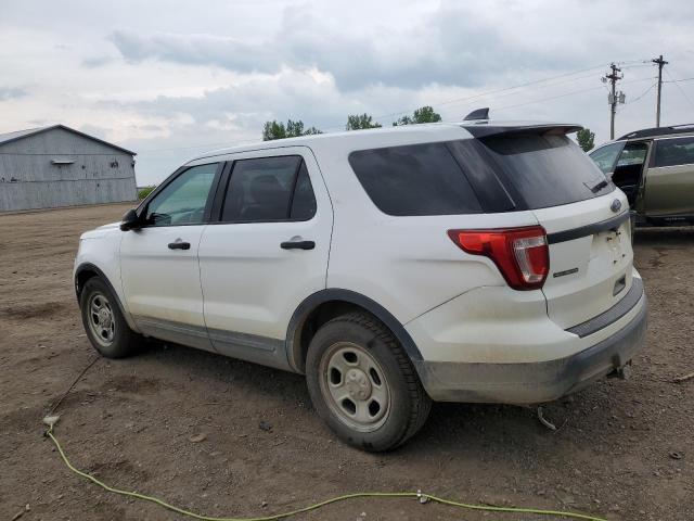 1FM5K8ARXJGB19156 - 2018 FORD EXPLORER POLICE INTERCEPTOR 白色 照片 2
