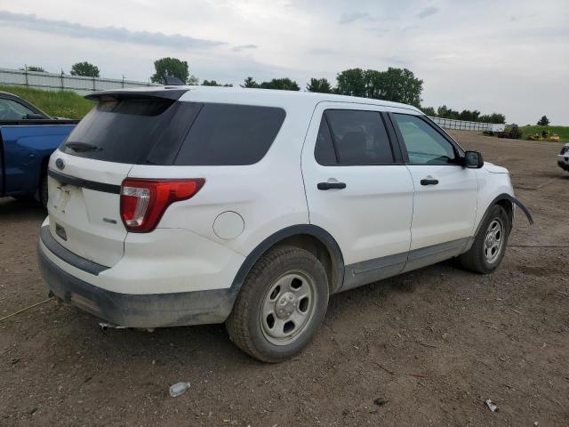 1FM5K8ARXJGB19156 - 2018 FORD EXPLORER POLICE INTERCEPTOR 白色 照片 3