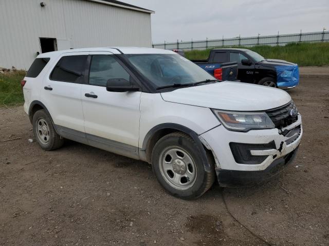 1FM5K8ARXJGB19156 - 2018 FORD EXPLORER POLICE INTERCEPTOR 白色 照片 4