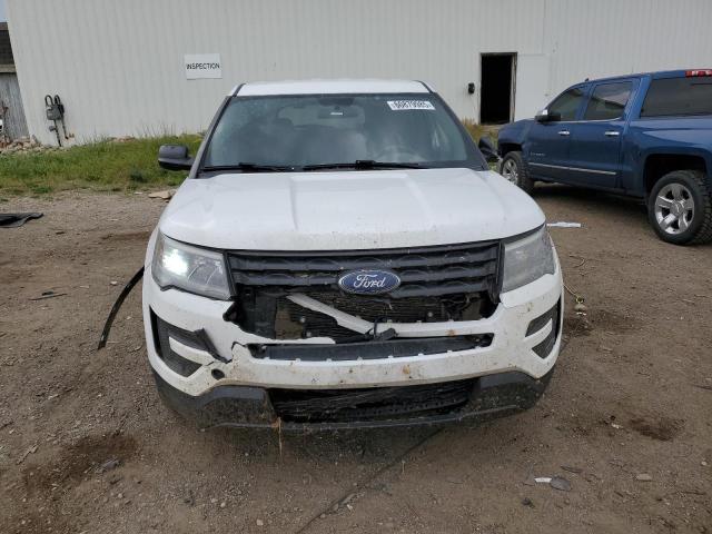 1FM5K8ARXJGB19156 - 2018 FORD EXPLORER POLICE INTERCEPTOR 白色 照片 5