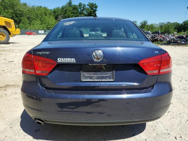 1VWBP7A30DC023320 - 2013 VOLKSWAGEN PASSAT SE BLUE photo 6