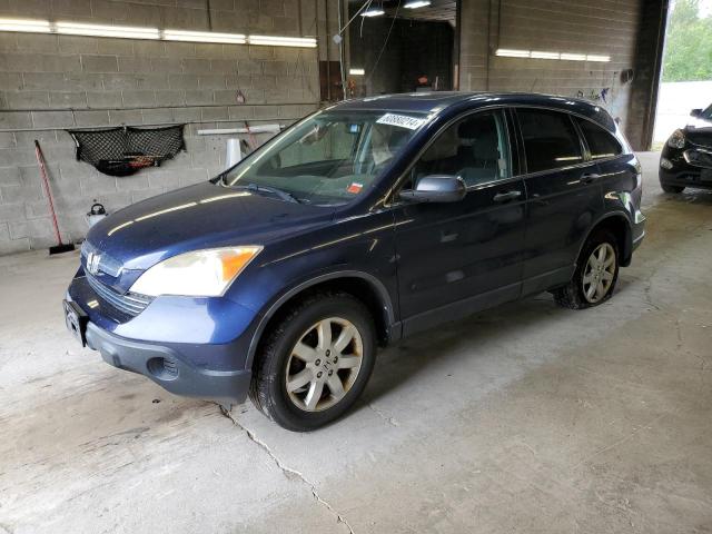 JHLRE48537C111430 - 2007 HONDA CR-V EX BLUE photo 1