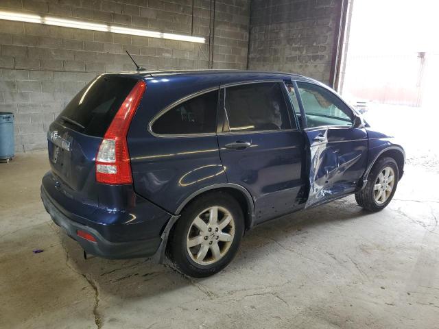 JHLRE48537C111430 - 2007 HONDA CR-V EX BLUE photo 3