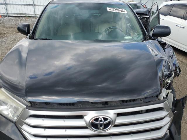 5TDBK3EH7DS224145 - 2013 TOYOTA HIGHLANDER BASE BLACK photo 12