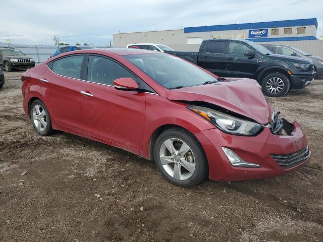 KMHDH4AE9EU035014 - 2014 HYUNDAI ELANTRA SE RED photo 4