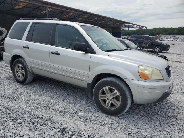 5FNYF18695B006890 - 2005 HONDA PILOT EXL SILVER photo 4