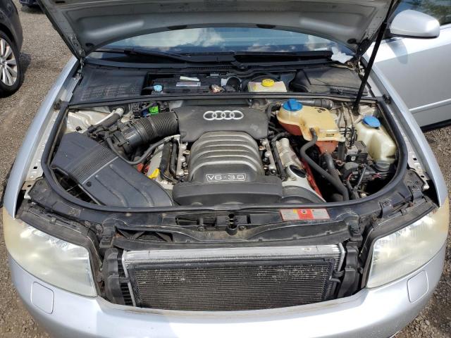 WAULT68E15A104664 - 2005 AUDI A4 3.0 QUATTRO SILVER photo 11