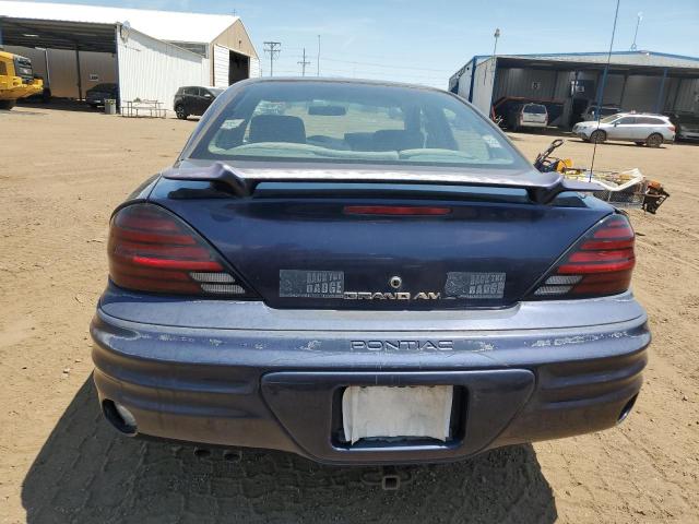 1G2NF52E61M577642 - 2001 PONTIAC GRAND AM SE1 BLUE photo 6