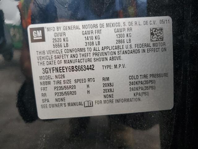 3GYFNEEY6BS663442 - 2011 CADILLAC SRX PERFORMANCE COLLECTION Қара фото 13