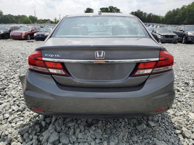2HGFB2F91DH512973 - 2013 HONDA CIVIC EXL رمادي صورة 6