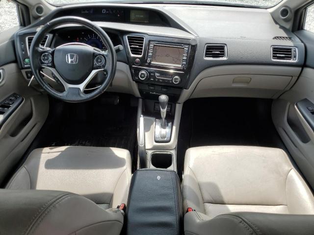 2HGFB2F91DH512973 - 2013 HONDA CIVIC EXL رمادي صورة 8