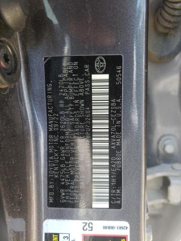 4T1G11AK8PU732604 - 2023 TOYOTA CAMRY SE NIGHT SHADE GRAY photo 13