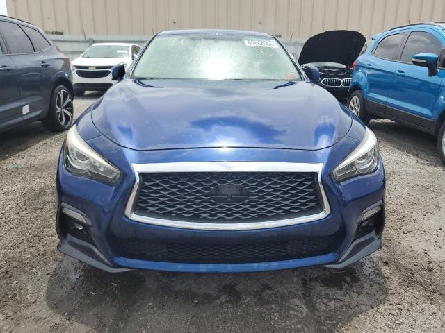 JN1EV7AP1JM360550 - 2018 INFINITI Q50 LUXE BLUE photo 5